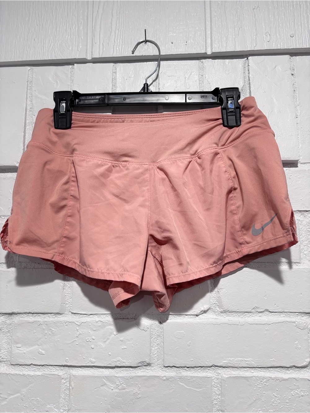 Nike Women's Dusty Coral Athletic Shorts with Built-In Liner